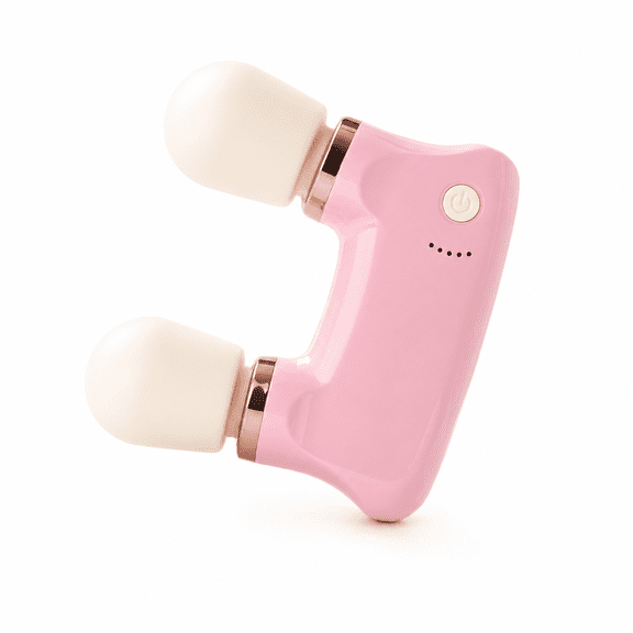 Handheld Electric Pulse Massager with Dual Rotating Nodes, Cordless Deep Tissue Kneading Wand for Neck,Back,and Full Body Relief,Portable Rechargeable Percussion Therapy for Muscle Tension & Wellness