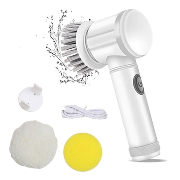 hejhncii Dynamic Electric Cleaning Tool with 6 Head Spin Scrubbers for Surfaces Home