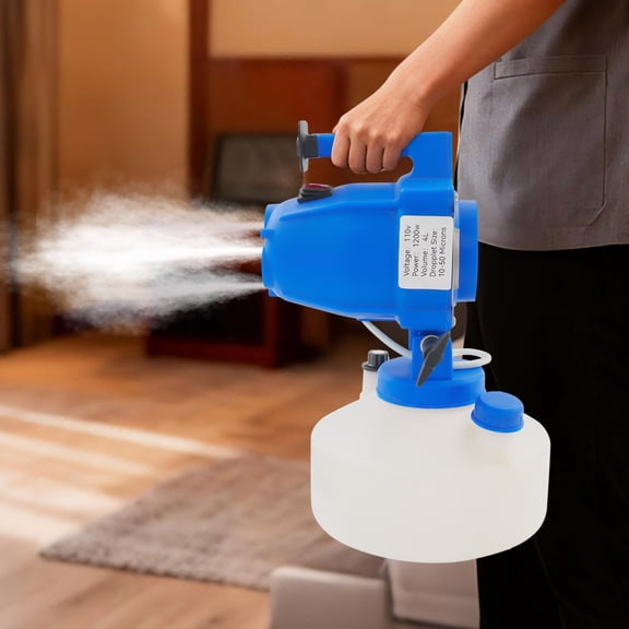 Handheld Electric Sprayer, 4L ULV Fogger, Adjustable 10-50 Micron Mist for Garden Disinfection, Portable Sprayers for Pest Control Watering
