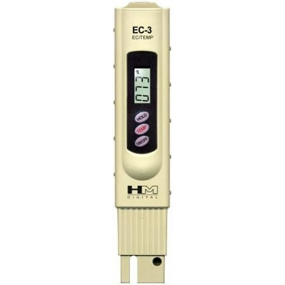 Handheld Electrical Conductivity (EC) Tester Meter With Case, 0 - 9990 Μs Measurement Range, 1Μs Resolution, /- 2% Readout Accuracy