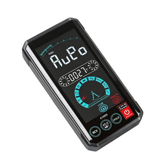 Handheld Electrical Meter with Large Color Display, RMS Measurement, Type-C Rechargeable Battery, Continuity Diode Tempe