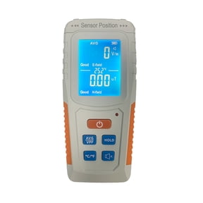 3 In 1 Electromagnetic Meter For Measuring Electric Magnetic Field Radiation And Temperature With Rechargeable Battery
