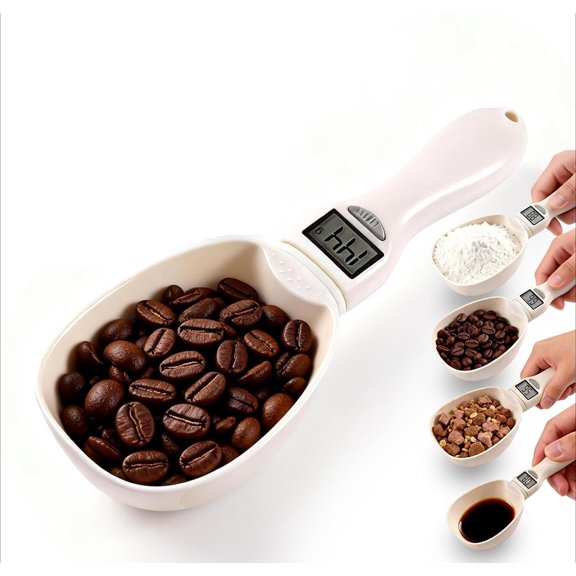 Handheld Electronic Measuring Spoon, Digital Measuring Spoon with Unit Conversion Function 800g/0.1g High Precision, LED Display, 2026 New Food Scale Scoop for Weighing Baking Cooking