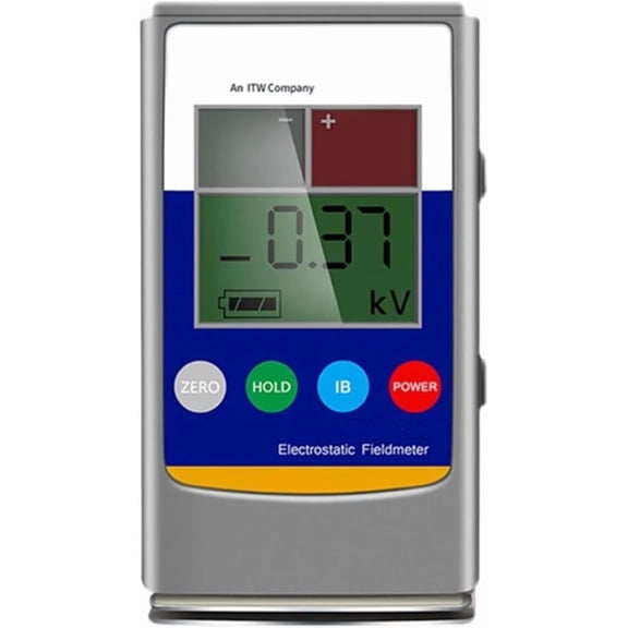 Handheld Electrostatic Tester, Portable Electrostatic Field Meter, 0-20KV Electrostatic Field Meter with LCD Screen, for Rubber, Fiber, Yarn, Plastic, Composite Panels