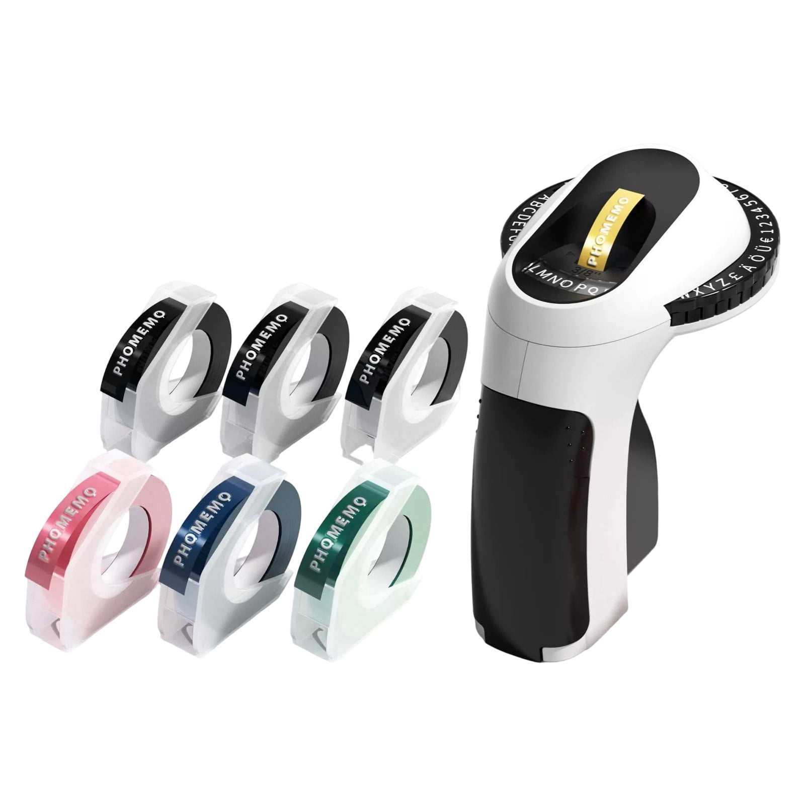 Stitching Machine Labels Handheld Embossed Label Maker Machine With 6 Label Tapes Portable ...