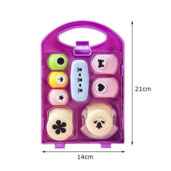 Handheld Embossing Machine for Paper Crafts, Random Pattern Paper Punch Tool for DIY Cards, Scrapbooking & Journals