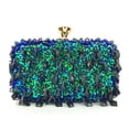 thumbnail image 1 of Handheld Evening Bag, Handmade Double-sided Beaded Bag, Sequined Bag, Evening Clutch for Women, 1 of 13