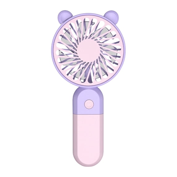 Handheld Fan 3-Speed Adjustable Usb Rechargeable Portable Mini Fan Quiet for Home Office Outdoor Travel Summer Use