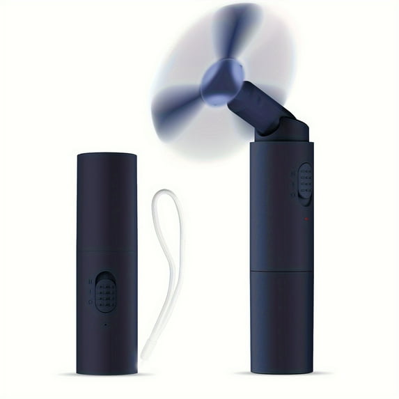 Handheld Fan, 3000mAh 11 Hour Personal Fan, Small Mini Fan, 3-speed Hand Fan, High-speed Cooling Fan, Portable Pocket Fan, USB Rechargeable Turbo Fan, Suitable For Travel/outdoor/home/office
