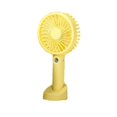 thumbnail image 1 of Handheld Fan Battery Operated Small Personal Portable Fans Speed Adjustable USB Rechargeable Fans ,Cute Design, Powerful Eyelash Fan for Stylish,Girls ,Women, Men ,Indoor ,Outdoor Travel (Yellow), 1 of 8