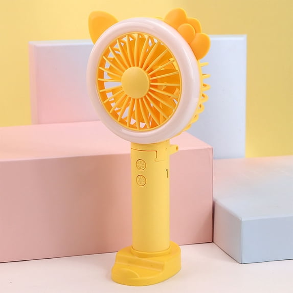 Handheld Fan, Cute Cat Shape Foldable Mini USB Rechargeable Portable ...