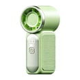 thumbnail image 1 of Handheld Fan Durable Portable Fan for Travel, Ultra Quiet Powerful Cooling Mini Fan for School Dormitory Office Outdoor,3.5*4.3 Inch Rechargeable Personal Hand Fan,Mint Green, 1 of 5