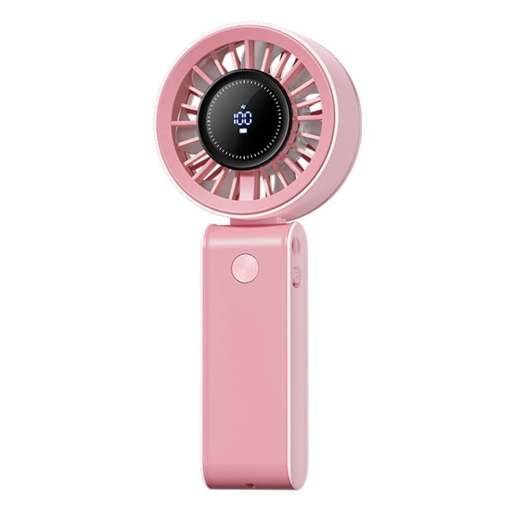 Handheld Fan Foldable Rechargeable 3600Mah Led Display 10Hrs Runtime 5-Rate Portable for Travel Beach
