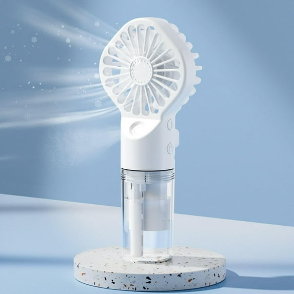 Handheld Fan, Portable Mini Fan, 4 Speed Personal Fan, Battery Operated Spray Water Mist Fan, Fan for Travel/Summer, Gifts for Women/Men