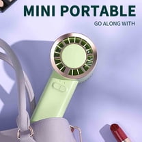 Handheld Fan, Portable Mini Fan with Night Light, Usb Powered Desktop Fan, for Desk Desk, Travel, and Personal Use, Includes Usb Cable, Sky Blue, by FAJHHA