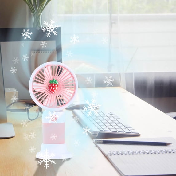 Handheld Fan,Portable USB Rechargeable Mini Fan with Foldable Stand and Quiet Operation,Personal Cooling Fan for Outdoor Activities and Travel,Desktop Fan for Dorm Room and Workspace