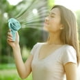 Handheld Fan Power Bank USB Hair Mini Portable Spray Small Fan Handheld