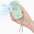 thumbnail image 1 of Mini Handheld Fan:11000RPM High Speed Portable Fan with 5 Speeds,Ultra-Lightweight 56g Pocket Fan for Travel Essentials,Super Slim Mini Personal Fan for Travel, Makeup, Home, Office, 1 of 8