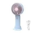 thumbnail image 1 of Handheld Fan Rechargeable Usb Turbo Silent Student Dormitory Office Portable Handheld Fan, 1 of 6