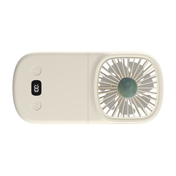 Handheld Fan Small Fan Outdoor Cooling Fan 1200mAh Table Fan 100 Speed Setting Suitable for Travel and Outdoor Activity