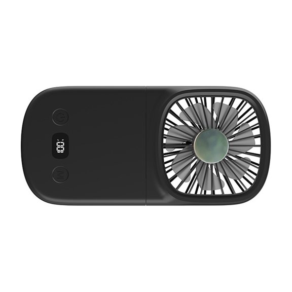 Handheld Fan Small Fan Outdoor Cooling Fan 1200mAh Table Fan 100 Speed Setting Suitable for Travel and Outdoor Activity