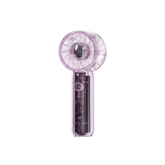 Handheld Fans That Blow Cold Air Fully Transparent Mini Handheld Fan With USB Lanyard High Wind Power Portable Pocket Fan for Home,Office,Kitchen,Dorm Use