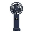 thumbnail image 1 of Handheld Fans Digital Display Folding Fan Usb 5-Speed Rechargeable Small Fan Portable Handheld Fan, 1 of 9