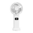 thumbnail image 1 of Handheld Fans Digital Display Folding Fan Usb 5-Speed Rechargeable Small Fan Portable Handheld Fan, 1 of 9