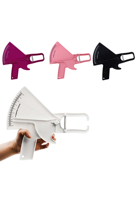 Handheld Fat Caliper Tool,Slim Guide Style Skinfold Caliper,Accurate Body Measurement Easy to Use Skinfold Tester,Portable Plastic Calipers,for Fitness Training Health and Beauty