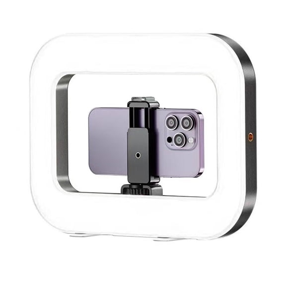 Handheld Fill Light Portable Adjustable Bicolor Fill Rechargeable Selfie Ring Light For Live Broadcast Outdoor Photography Parts