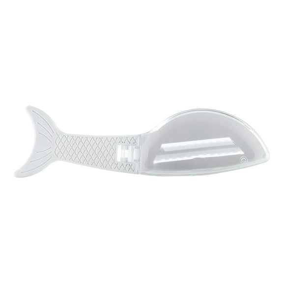Handheld Fish Scaler – Fish-Shaped Design with Cover, Stainless Steel Blade, Kitchen Tool for Removing Fish Scales
