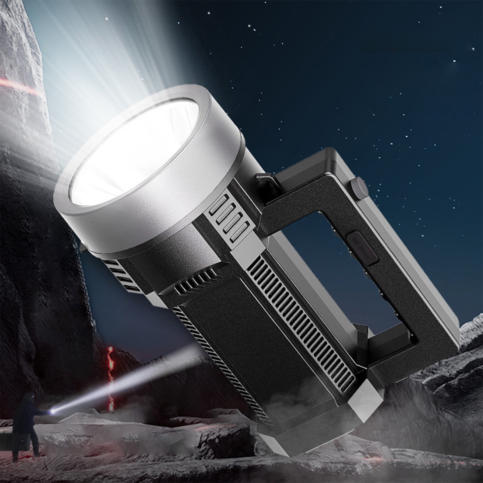 Durable Rugged Flashlight Handheld Flashlights High Lumens, Indoor Outdoor LED Flashlights ...
