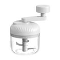 thumbnail image 1 of Handheld Food Chopper with Stainless Steel Blades - 3-Speed Adjustable Garlic and Vegetable Grinder for Salsas, Salad, Pesto, and Cooking - 250ml Capacity, Easy to Clean, 1 of 5