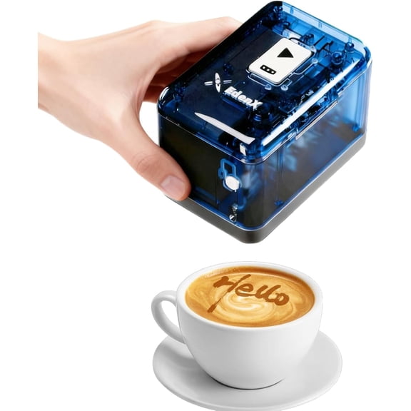 Handheld Food Printer Pen for Creative Coffee, Decorative Baking & Dessert Portable Mini Coffee PrintPen | Bluetooth, AP & Wi-Fi Connections