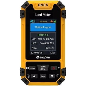 Handheld GPS Land Meter, High Accuracy GNSS Surveying Equipment for Land Measurement & Hiking Slope/Mountain Meter Positioning