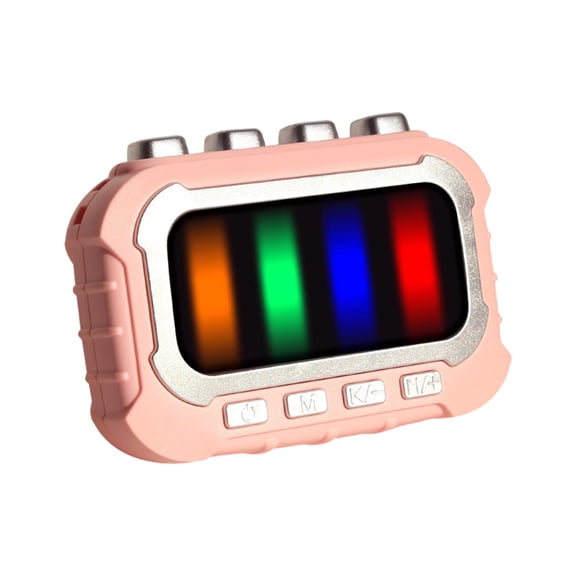 Handheld Game Console Fingertip Rhythm Hand Speed Training Concentration Stress Relief Rhythm Game Puzzle Toy for 4+ Years Portable Interactive Light Sound Effects