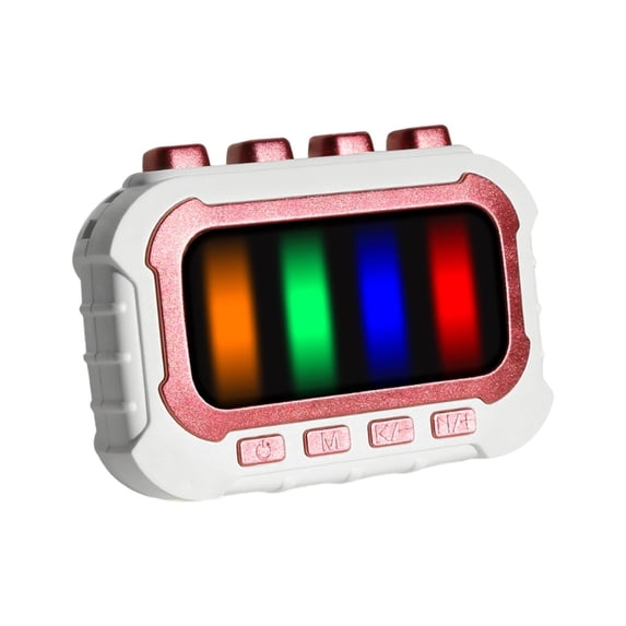 Handheld Game Console Fingertip Rhythm Hand Speed Training Concentration Stress Relief Rhythm Game Puzzle Toy for 4+ Years Portable Interactive Light Sound Effects