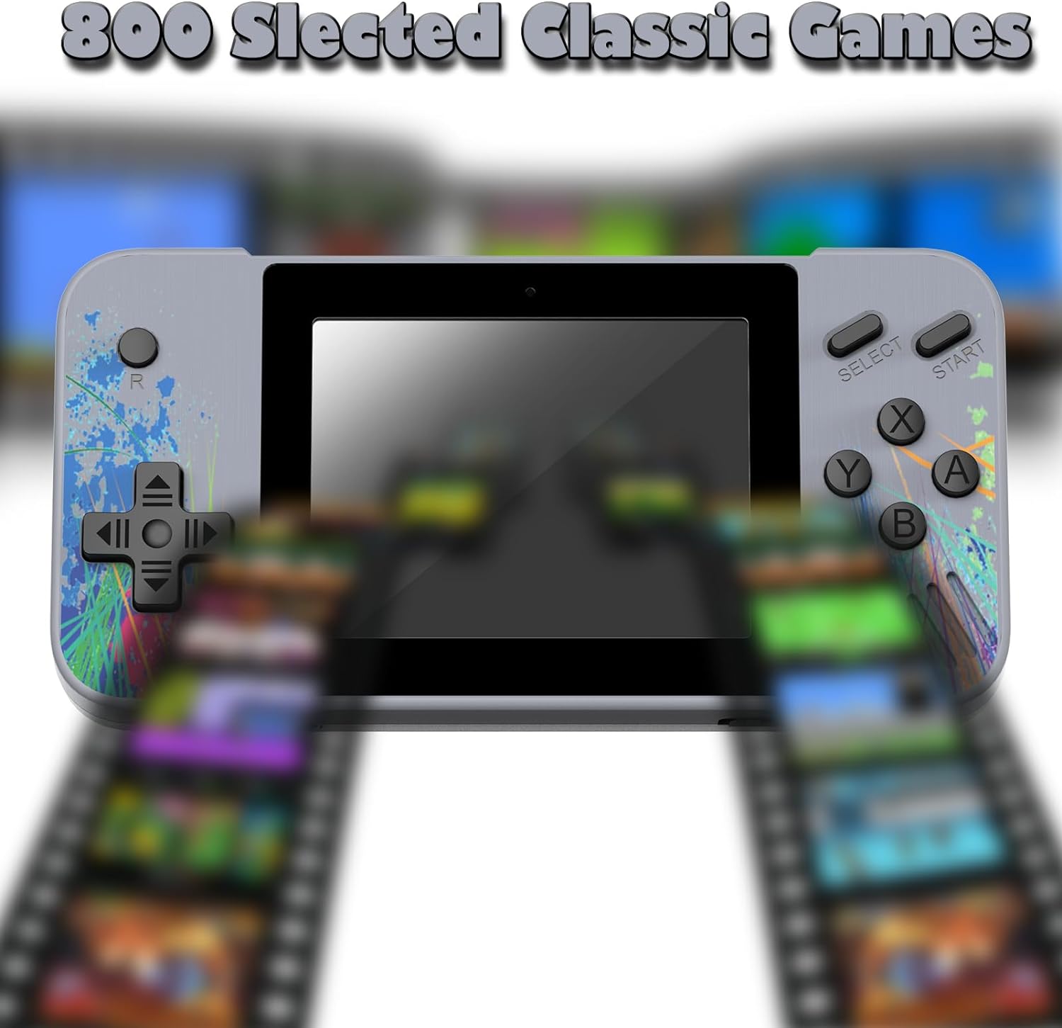 Handheld Game Console Retro Gaming Console Preloaded 800 Classical