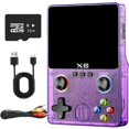 thumbnail image 1 of Handheld Game Console with 32G TF Card, Purple, 150 grams, 1 of 7