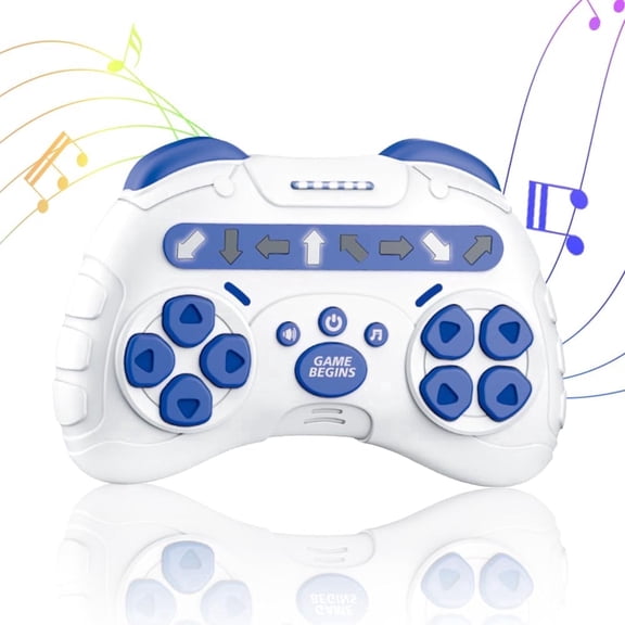 Handheld Fast Push Game Machine for Kids Ages 6-12 Finger Dance Electronic Toy with Lights Music Portable Puzzle Console Birthday Gifts for Boys Girls