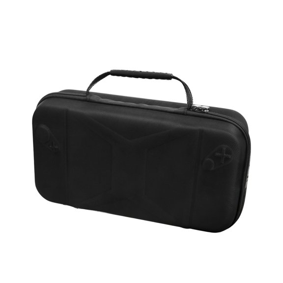 Handheld Gaming Console Carrying Case for 8 EX AI+, Hard Shell EVA with Molded Tray, Mesh Zip Compartment, Two-Way Zipper, Carry Grip