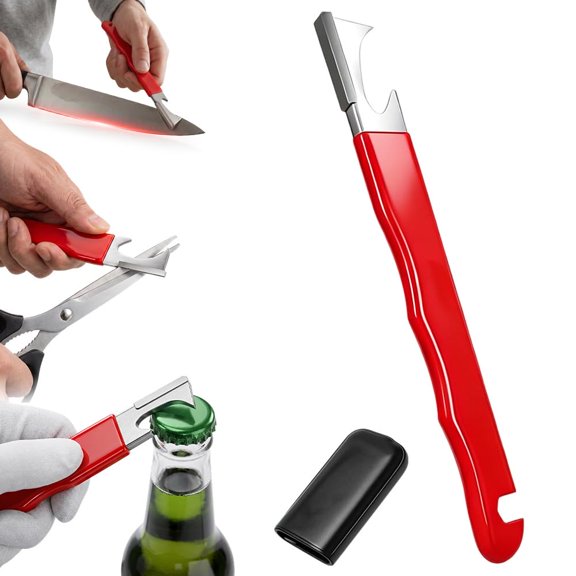 Handheld Garden Tool Sharpener for Sharpening Pruning Shears, 2026 Upgraded Pruning Shears Blade Sharpener, Multipurpose Usage Knife Sharpener, Compact Pocket Blade Sharpening Tool