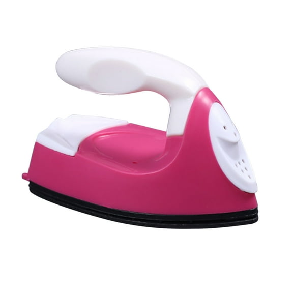Mini Handheld Garment Iron Non-Stick Portable Electronic Iron for DIY Art and Craft with Plug