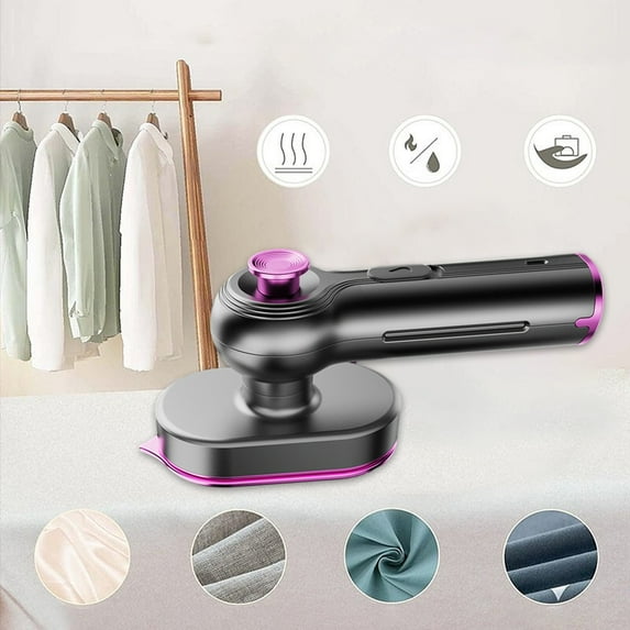 Handheld Garment Ironing Machine, Portable Steam Iron, Mini, Home Travel, 26W, 60mL Tank, Leak-Proof, Quick Heating, Suitable for Various Fabrics