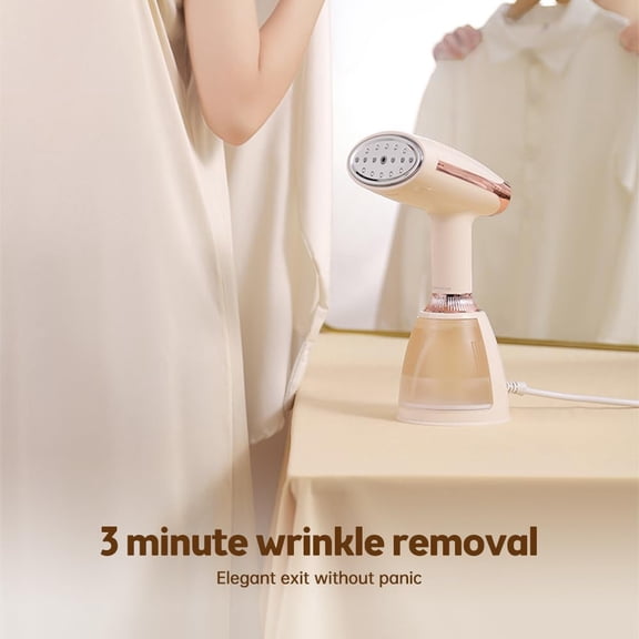 Handheld Garment Steamer - 1500W with 280ml Water Tank, 20s Quick Heat, Adjustable Steam Settings, Portable for Home & Travel