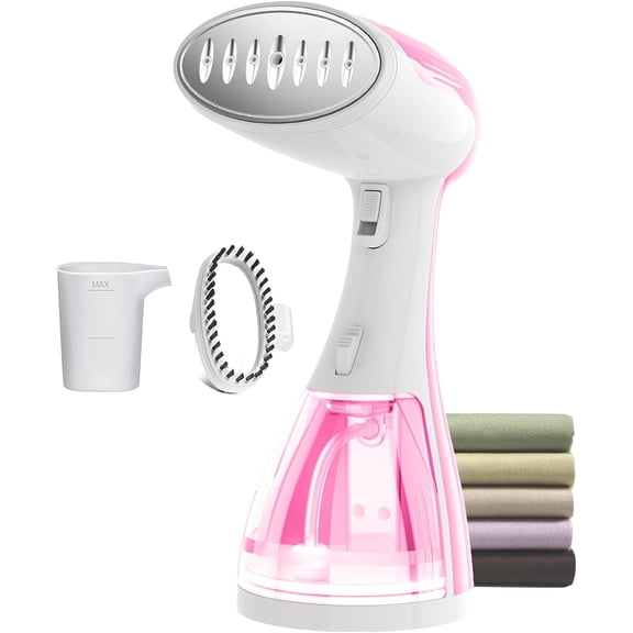 Handheld Garment Steamer,30s Preheat Dry&Wet Dual Flat&Hanging Iron Constant Temp Plate