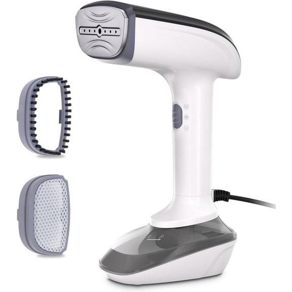 MOYAC Handheld Garment Steamer for Clothes, 1200W Portable Iron with Steam for Travel & Home, 2 in 1 Fabric Wrinkle Remover 30S Fast Heat-up for Any Fabric, 15 Min of Use Time(120V Only)