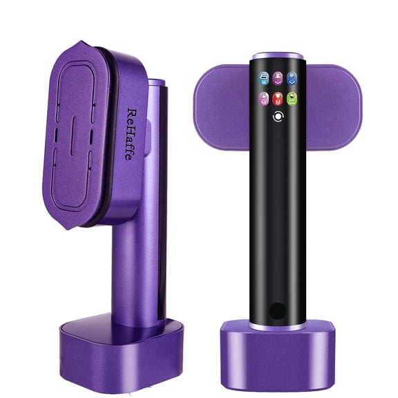 Handheld Garment Steamer for Clothes,1300W Portable Travel Steamer 2-in-1 15s Fast Heat Up,Large Ceramic Heat Panel with Strong Steam, LED Touch Display 6 Modes, 190ML Tank, Desk-Stand Design 110V