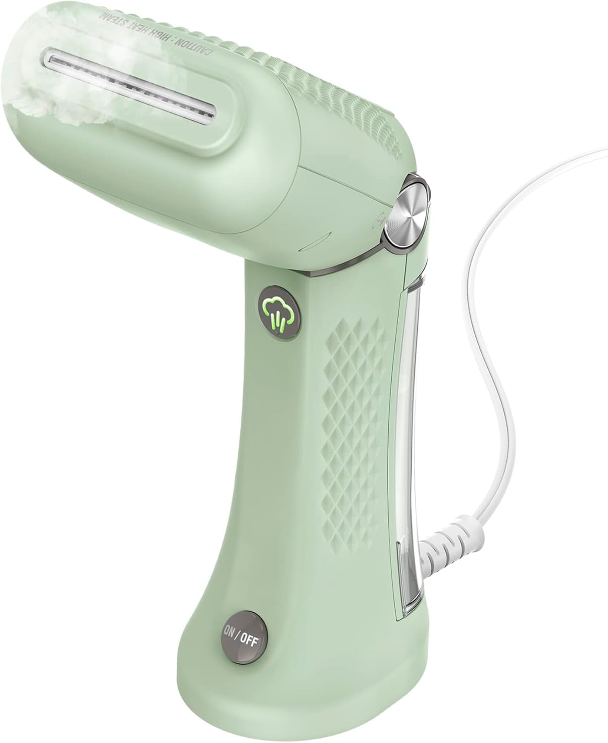 Handheld Garment Steamer for Clothes, Turbo ExtremeSteam 1875W, Portable Handheld Design, Strong Penetrating Steam, White / Champagne