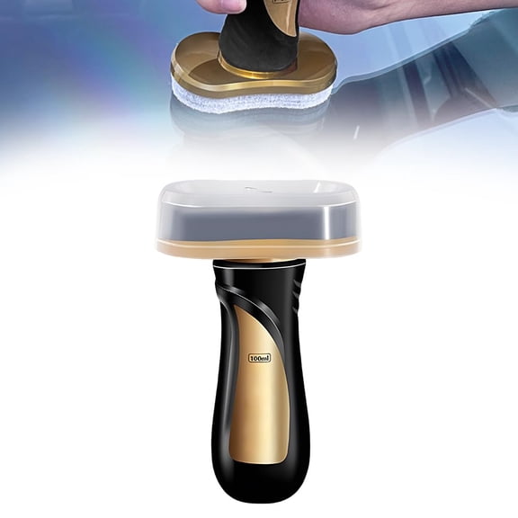 Handheld Glass Oil-Film Remover, 2026 New Glass Oil Film Remover for Car Window, Glass Emulsion Cleaner Removes Oil Film & Smudges, Glass Windshield Cleaner Car Glass Oil Film Remover (1pcs)